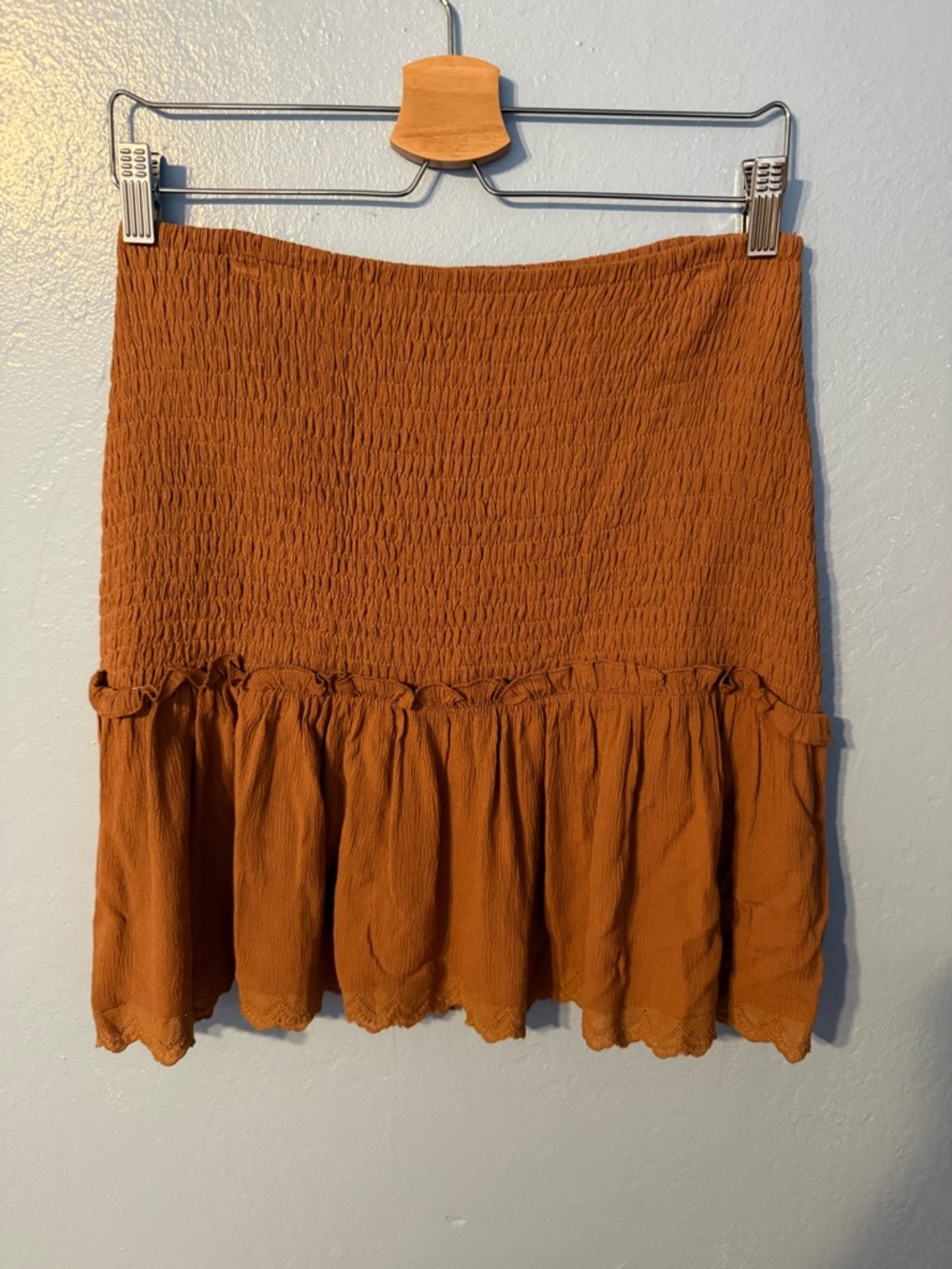 3 for $30! 💅🏻 Stellah Rust Top with Ruffle Hem 💅🏻 Bundle SALE!